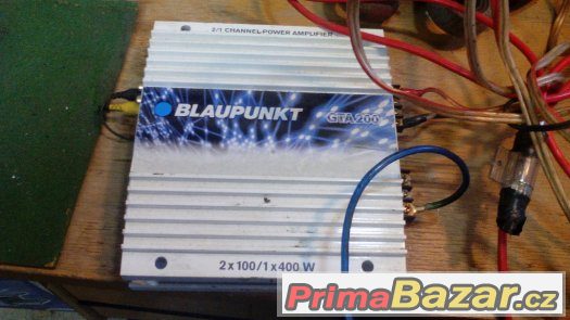 subwoofer + zesilovac BLAUKPUNKT GTA200  2X100/1 X 400 – fotografie 1