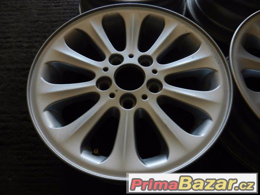 Alu kola originál BMW BORBET rozteč 5x120 6,5Jx16xEH2 ET28, – fotografie 4