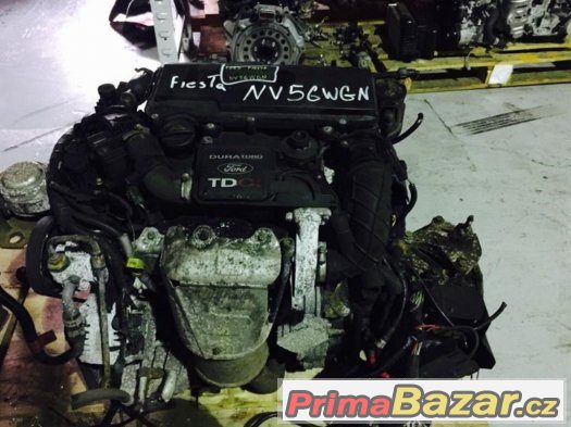 ford fiesta motor+převodovka 1.4tdci.f6ja – fotografie 1