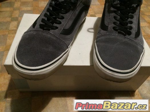 Boty Vans Old skool nové, kožené, zateplené, do města. – fotografie 1