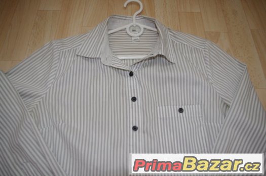 Společenská halenka/košile, dlouhý rukáv, H&M, vel. 38 – fotografie 3