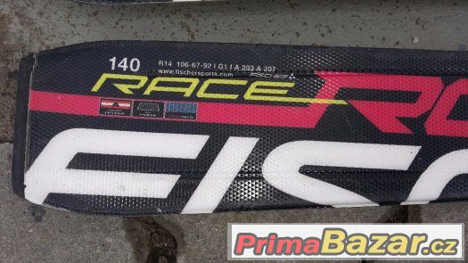 FISCHER RC4 RACE JR. RAIL 140 + FJ 7 RAIL – fotografie 2