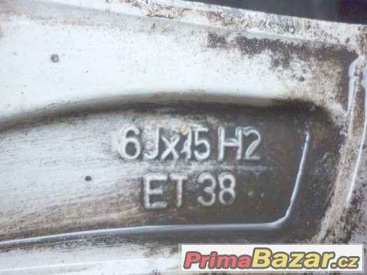 Volkswagen alu originál Golf, Bora, Beetle 15" – fotografie 3