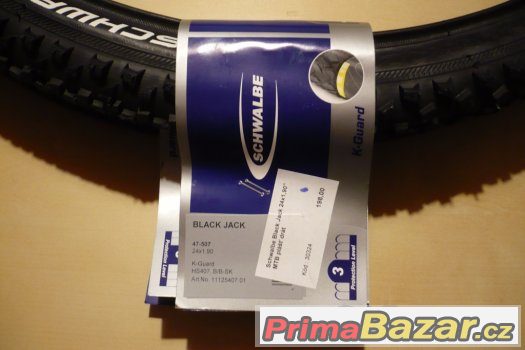 2 x nové pláště  Schwalbe Black Jack 24x1,9" – fotografie 1