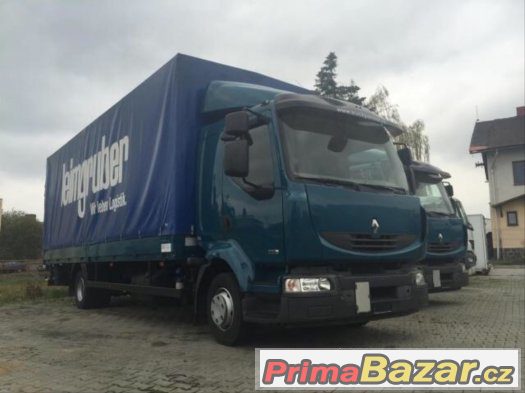 Renault Midlum 12.220 ,dat. 1 reg. 2011,valník s čelem 1,5tu – fotografie 1