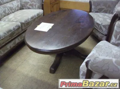 pěkný masívní dubový konferenční stůl, sleva na 2400,-Kč