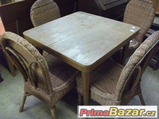 retro stůl, rozkládací, cena 490,-Kč – fotografie 1