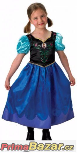 Dětský Disney kostým Frozen Anna Velikost psaná 3-4 roky. – fotografie 1