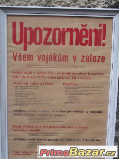 Plakát  kolem roku 1960 – fotografie 1