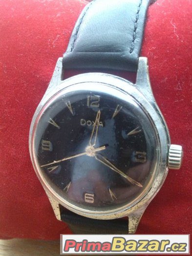 stare hodinky Doxa cerne – fotografie 4