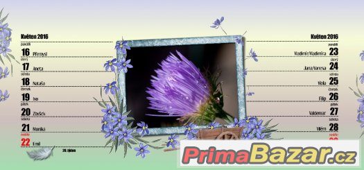 Kalendář Příroda (veselý) STOLNÍ – fotografie 2