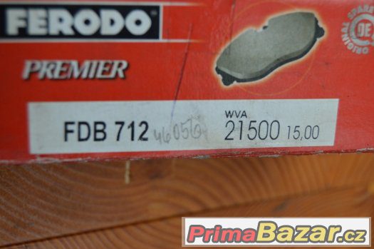 Nové brzdové destičky Ferodo FDB 712 – fotografie 1