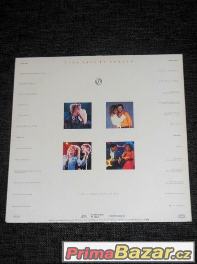 Prodám 2LP Tina Turner ‎– Tina Live In Europe (1988) – fotografie 2