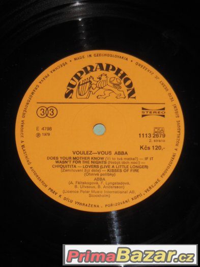 Prodám 3x LP ABBA – fotografie 4