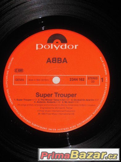 Prodám 3x LP ABBA – fotografie 5
