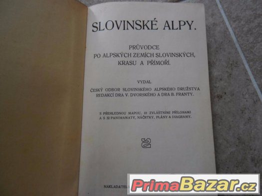 Slovinské Alpy,nedatováno,Původní vazba – fotografie 2