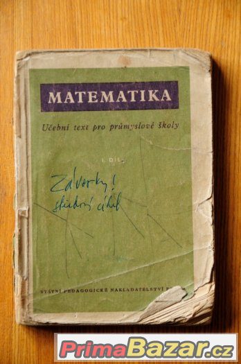 Matematika - Učební text pro průmyslové školy – fotografie 1