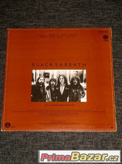 Prodám LP Black Sabbath ‎– Heaven And Hell (1980) – fotografie 2