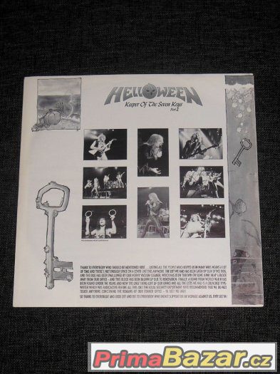 Prodám LP Helloween ‎– Keeper Of The Seven Keys Part II – fotografie 4