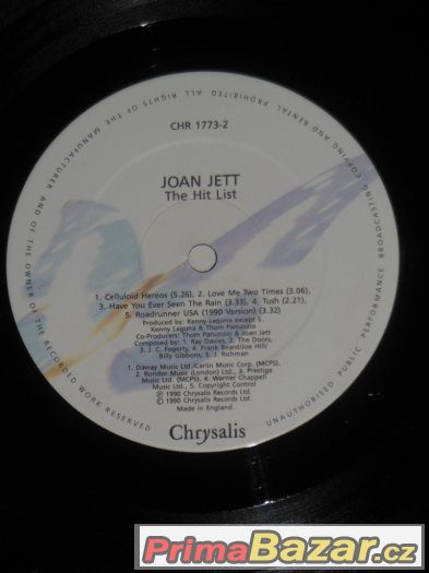 Prodám LP Joan Jett ‎– The Hit List (1990) – fotografie 4