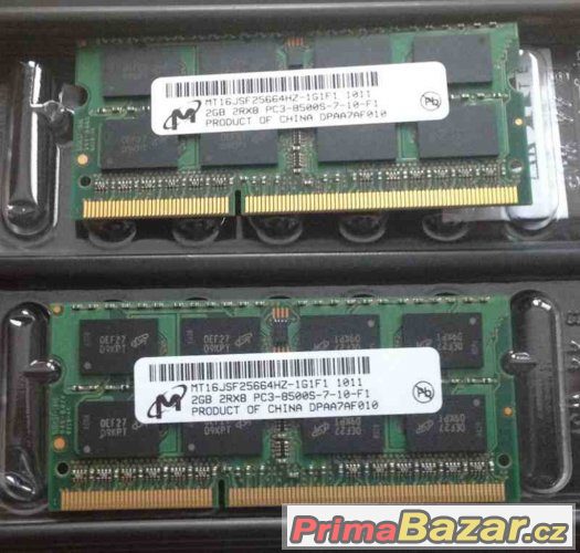 4 GB RAM DD3 certifikace Apple – fotografie 1