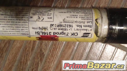 Drát PRO TIG - ESAB OK TIGROD 316L – fotografie 3