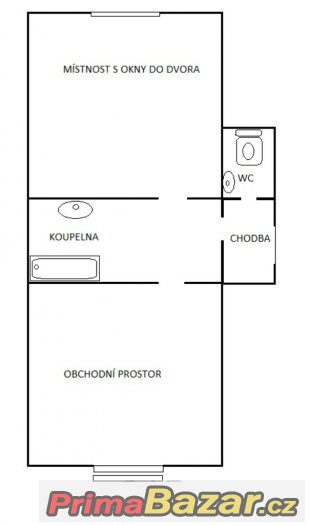 Obchodní prostor 50m2 u nám.Bratří Synků – fotografie 2