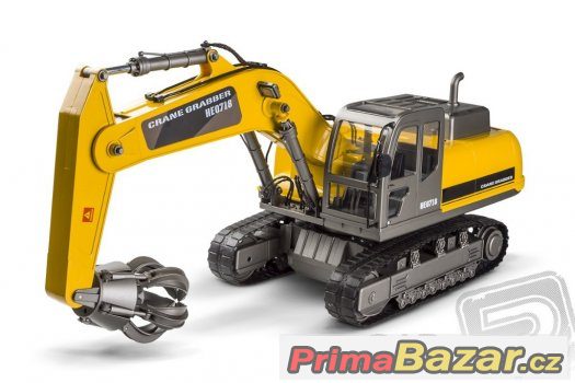 Pásový bagr s drapákem, RC set 2,4GHz Hobby Engine – fotografie 1