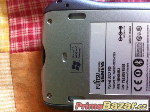 Fujitsu Siemens Pocket LOOX 600 – fotografie 5