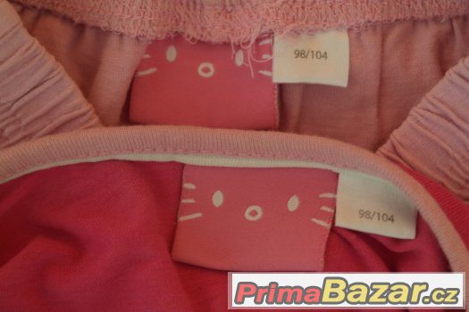 pyžamo hello kitty 98-104 - cca 3-4 roky+ – fotografie 5