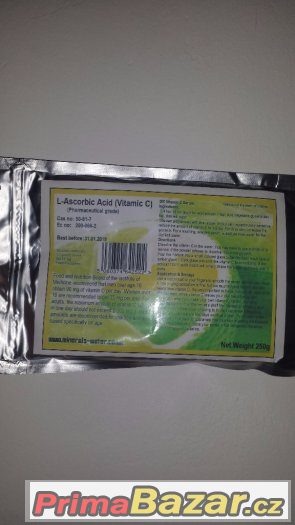 Vitamín C v prášku 250g – fotografie 1