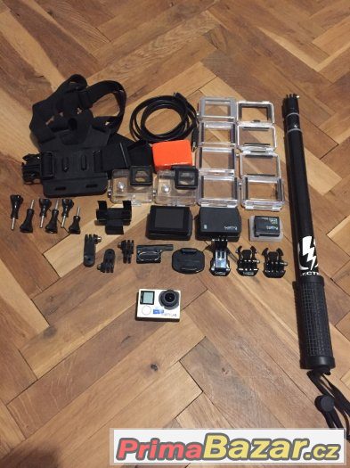 GOPRO HERO 4 BLACK + prislusenstvi – fotografie 1