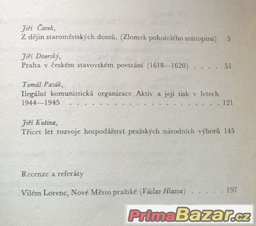 STALETÁ PRAHA a SBORNÍK HISTORICKÝ – fotografie 2