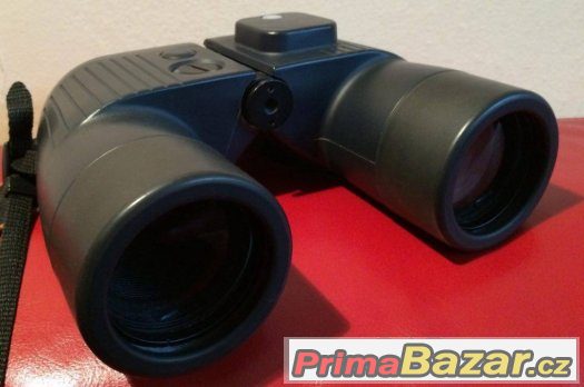 Dalekohled Bresser 7x50  námořní a vodotesný do 5m kompas – fotografie 5