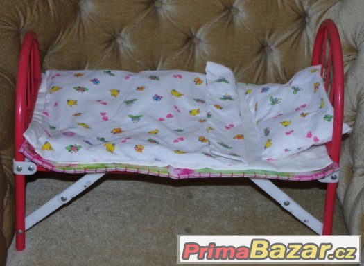 POSTÝLKA PRO PANENKY s peřinkami Baby born Zapf Creations – fotografie 5