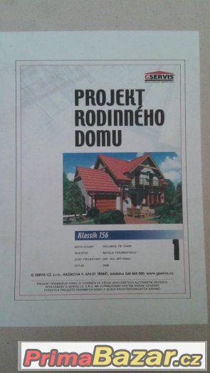 Prodám Projekt RD – fotografie 1