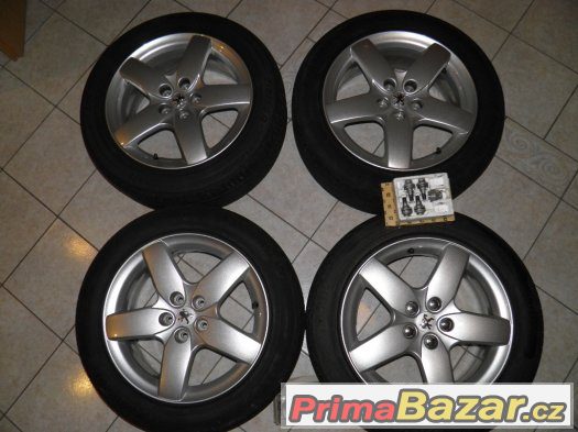 PRODÁNO: 17" Alu kola - 5x108 originál Peugeot 407 sw – fotografie 1