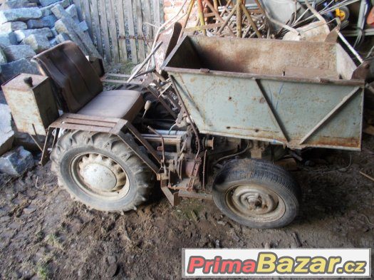 Malotraktor domácí výroby,dampr – fotografie 2