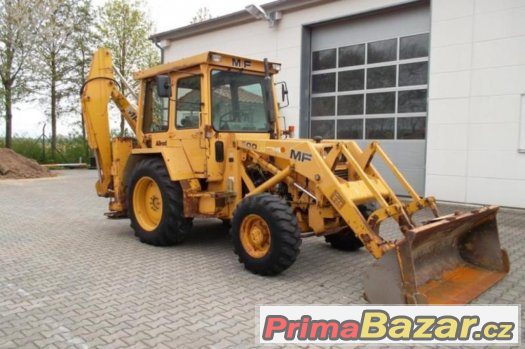 Prodám traktor bagr MF 50 DA – fotografie 1