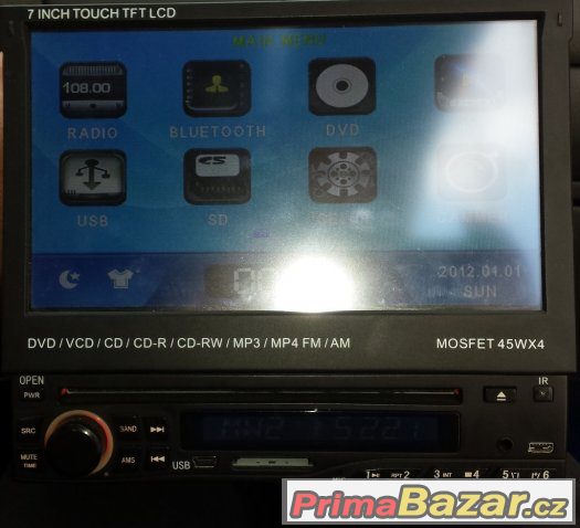Autoradio+Autozesilovač+Autobasák (komplet) – fotografie 4