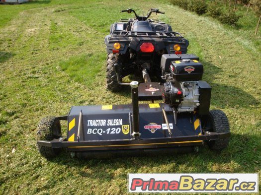 Mulčovač za čtyřkolku BCQ-120 s benzínovým motorem 18 Hp – fotografie 1