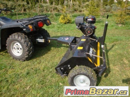 Mulčovač za čtyřkolku BCQ-120 s benzínovým motorem 18 Hp – fotografie 2