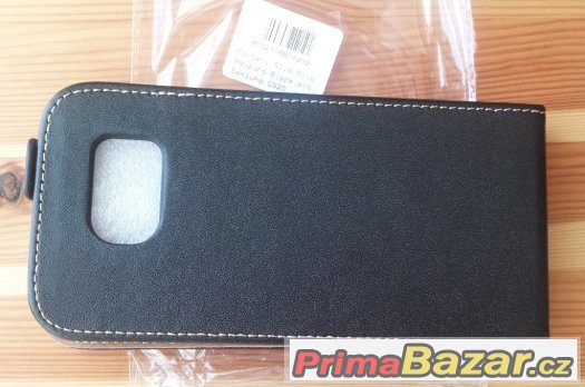 Samsung S6 Galaxy G920 Flip Pouzdro černé – fotografie 4