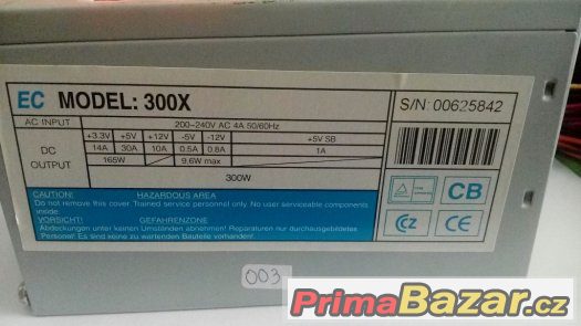 Zdroj EC 300X (300W) – fotografie 1
