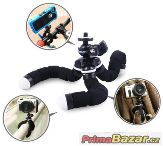 Ohebný flexi stativ tripod Braun - nové – fotografie 5