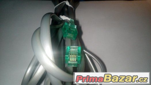 Telefoní kabel šedý 4m – fotografie 2