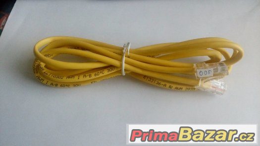 Ethernet kabel černý a žlutý (2m) – fotografie 2