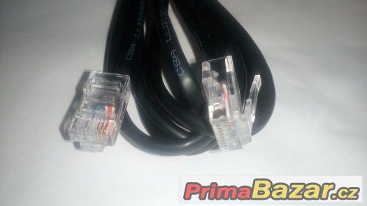 Ethernet kabel černý a žlutý (2m) – fotografie 3