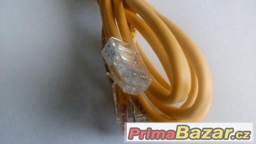 Ethernet kabel černý a žlutý (2m) – fotografie 4