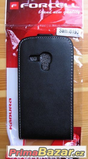 Samsung S3 mini-i8190/i8200 Flip Flexi Pouzdro Black – fotografie 4
